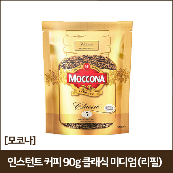 [모코나]인스턴트 커피 90g 클래식 미디엄 (리필)
