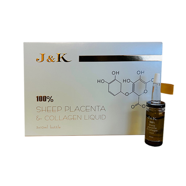 J&amp;K 호주 100% 양태반 콜라겐 앰플 10mlx3병 1박스