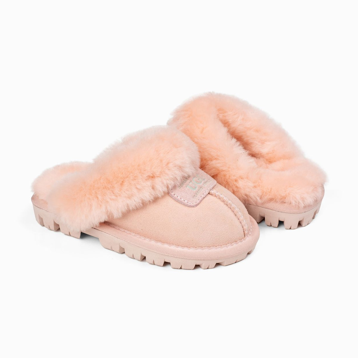 [오즈웨어] 호주정품 UGG 키즈 코켓 코케트 양털 슬리퍼(방수) 핑크